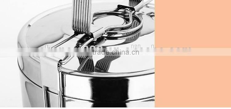 Portable Stainless Steel Hot four Layer Tiffin Lunch Box/ insulated food carrier/ hand pot