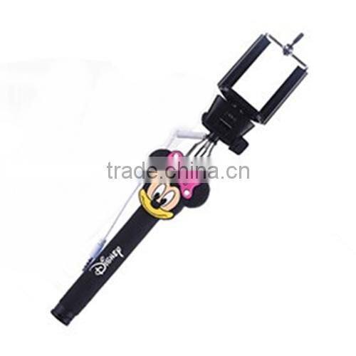 Promotional cartoon cable selfie stick