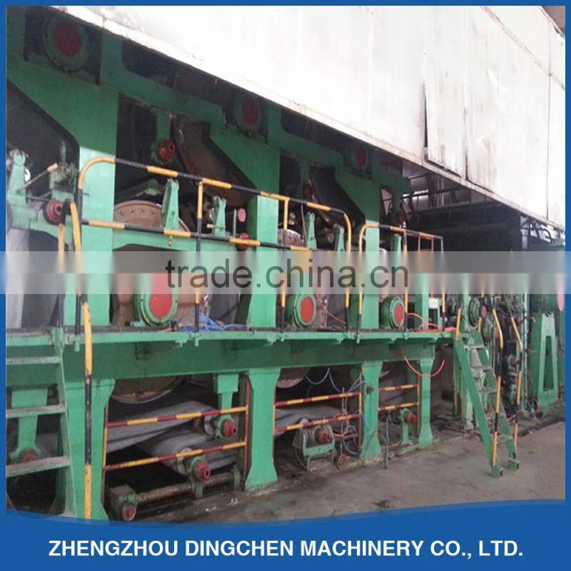 China Dingchen Supplier 1800mm 8-10 tons/day Recycled Paper Machinery for Making A4 Paper/Printing Paper Jumbo Roll Price