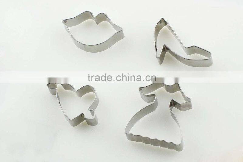 YangJiang factory different cute shape stainless steel cookie mould
