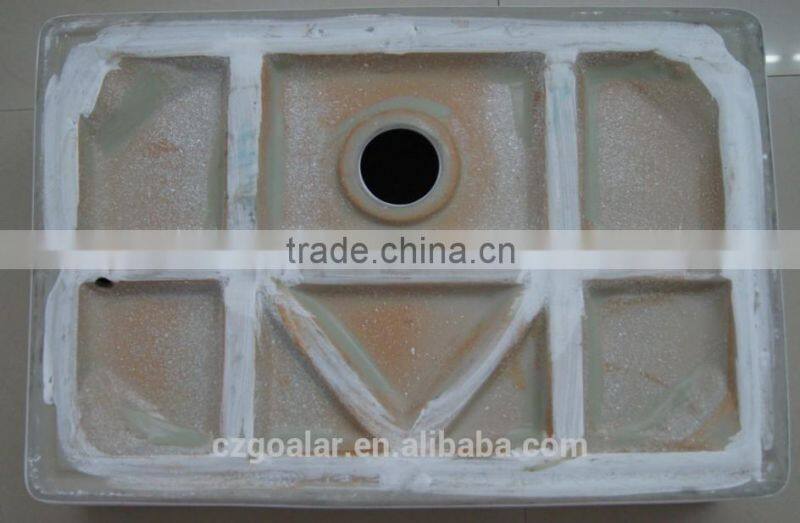 GK-02 Hot sale ceramic bathroom sinks square bowl