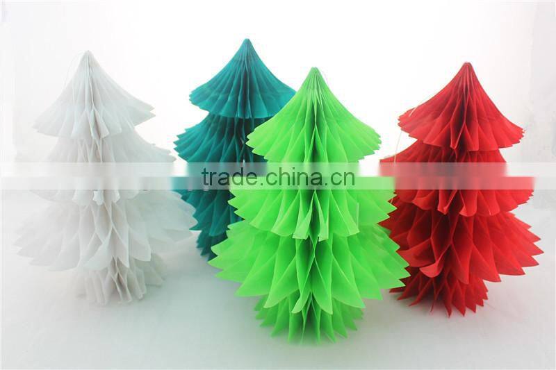 Green Christmas Paper Tree For Decoration
