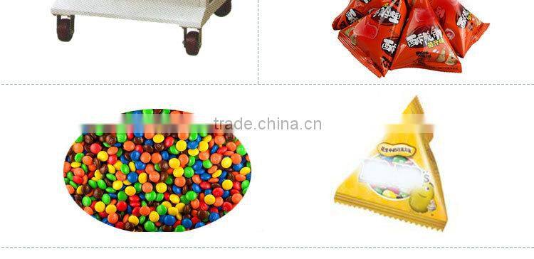 Electric Eye Control System Automated Food Triangle Packaging Machinery