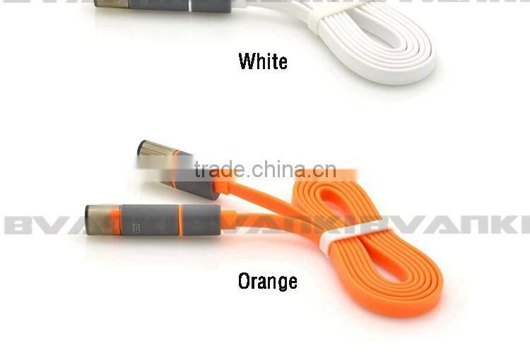 2016 new technology Manufacturer 2 in 1 micro USB Super Speed usb Data Cable,100% Original USB Sync Data Charger Cable Apply