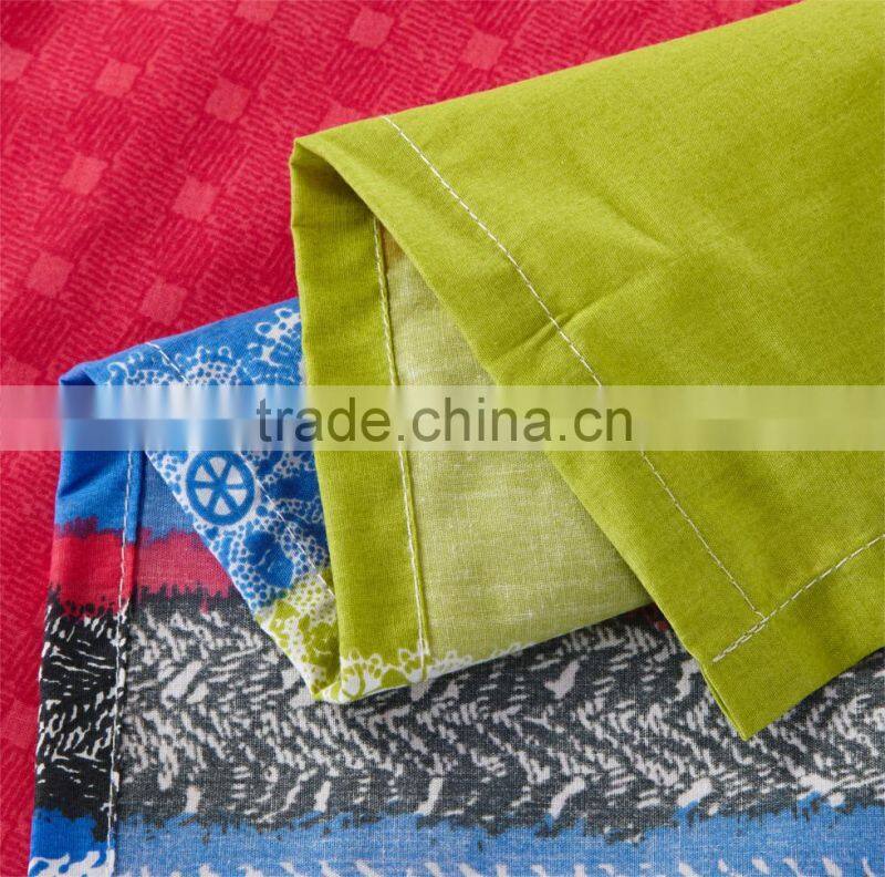 cotton print cheap queen bedsheet