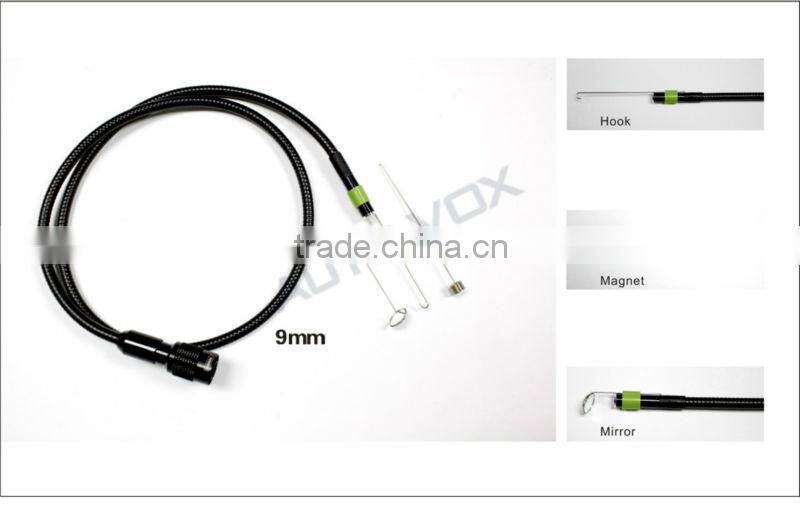 3.5 inch lcd monitor snake pipe borescope inspection camera 9.9mm