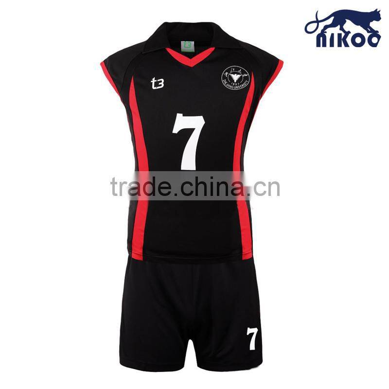quality men's volleyball uniform sublimated for team wholesale volleyball jersey