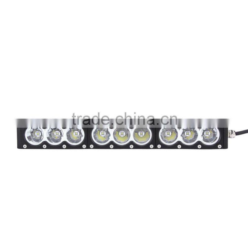 24 volt 90 watt led light bar for 4x4 reflector