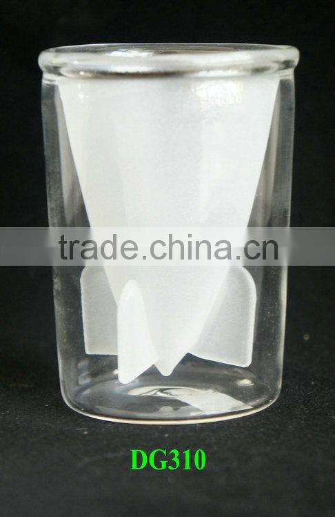 DG310,Double wall glass cup