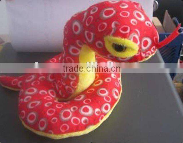 280cm lovely cotton print plush cartoon lifelike soft snake toy