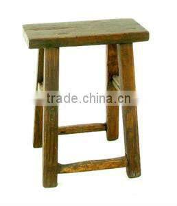 Chinese antique nature wooden dining stool