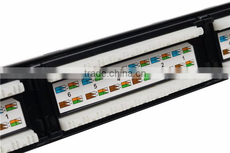 Network panel with led light, cat5e rj45 cable patch panel