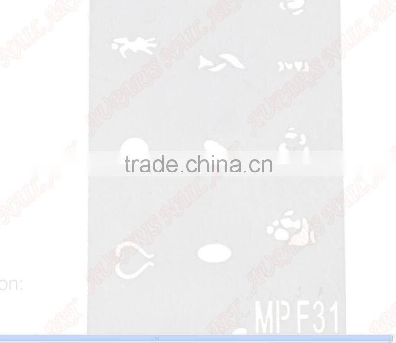 skull airbrush stencils for beauty nails