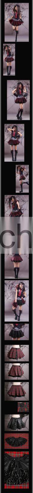 Q-101 Cute kilt short skirt from PunkRave