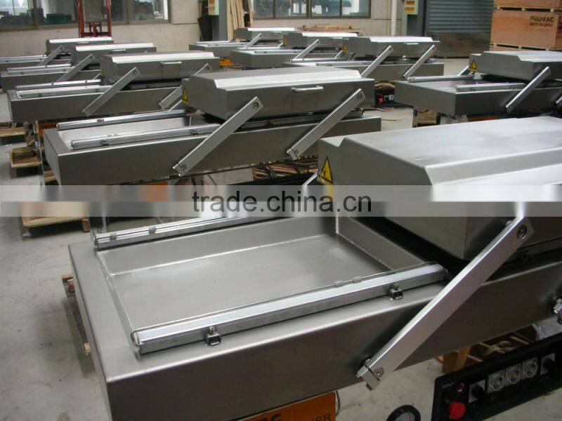 DZD-500/2SD automatic double chamber vacuum packing machine or plastic bag sealing machine with CE certificate