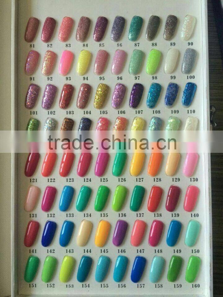 Soak off Color gel /pure color UV gel used in nail art painting