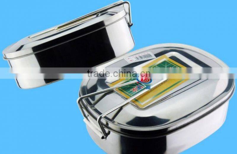 stainless steel preschool salad lunch box from china 2015
