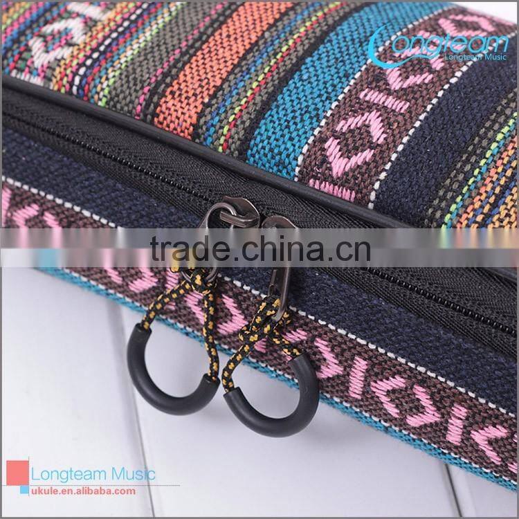 professional ukulele bags,soft cotton,national flavor 4 strings guitar bag