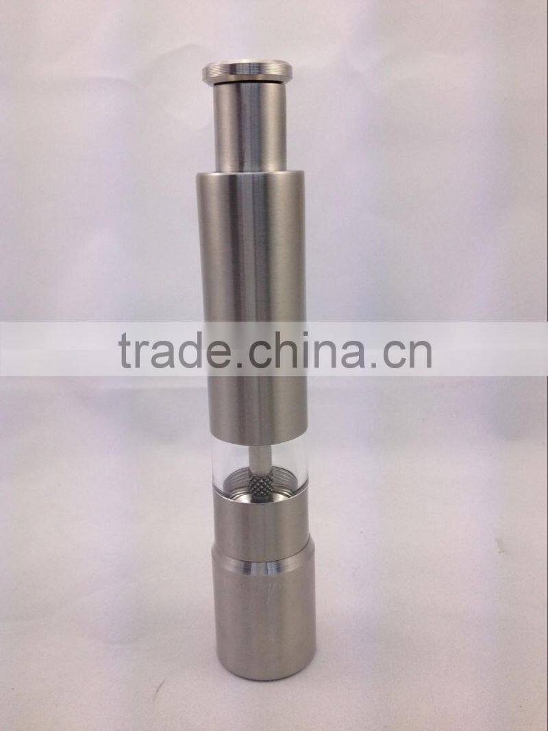 Manual Stainless Steel Pepper Mill with Ceramic Grinder
