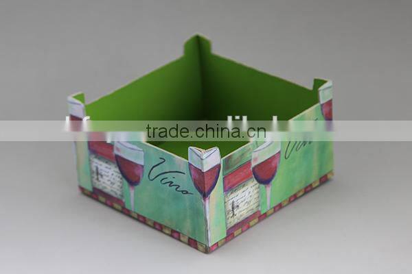 die-cut desk organizer storage paper box