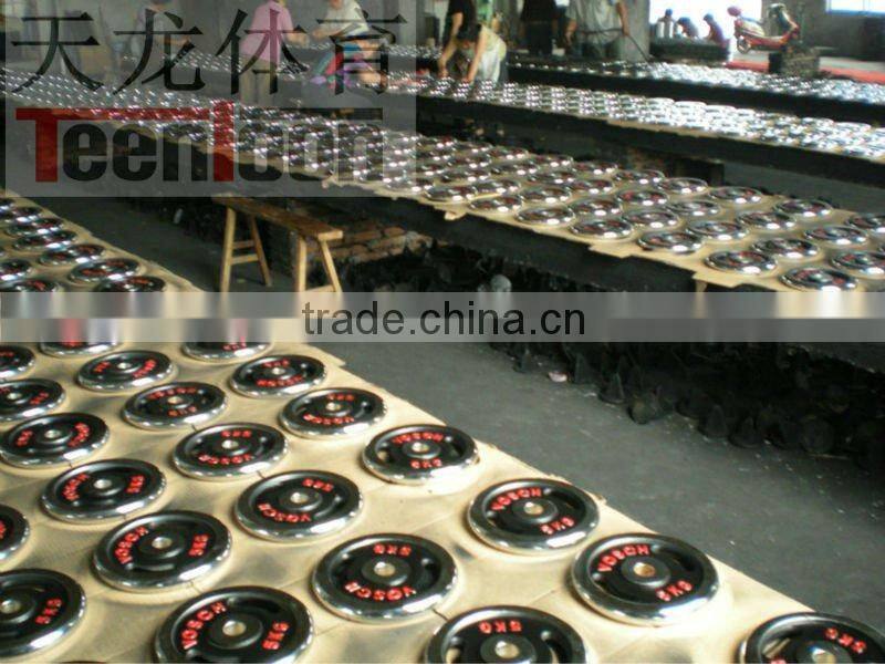 chromed dumbbell chrome steel dumbbell