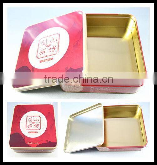 alibaba china dongguan wholesale metal favor tin/rectangular boxes for cookie