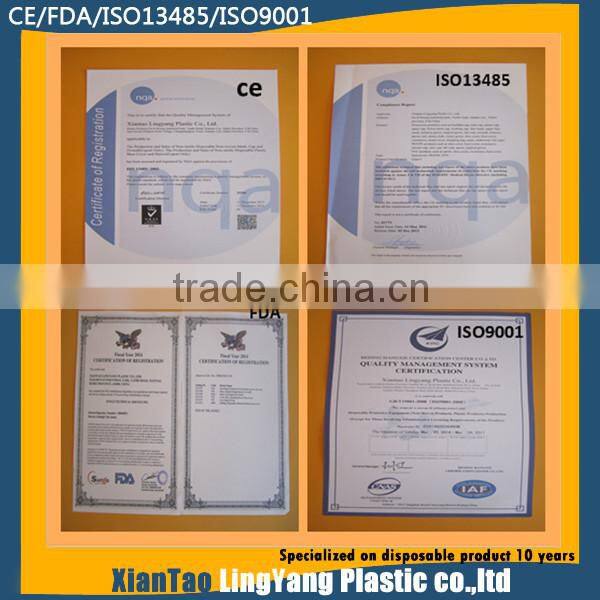 Plastic Blue Disposable Hospital Apron