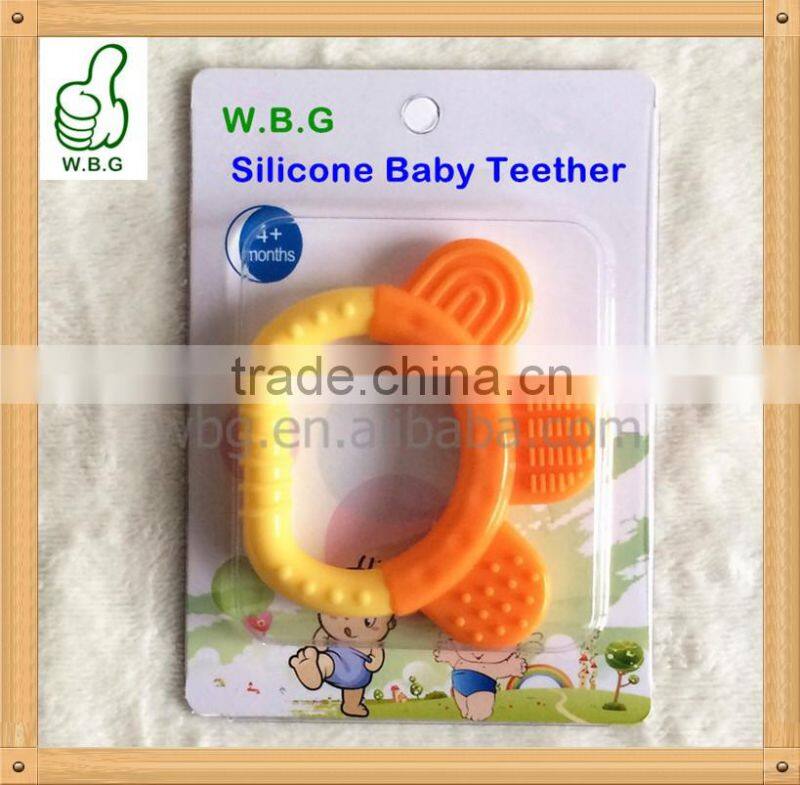 wholesale good looking funny silicone baby toy teethers