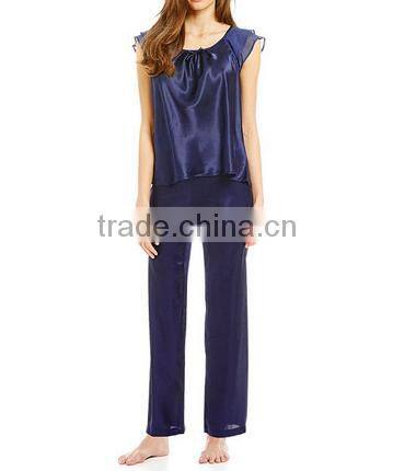 Summer Sleepy Satin Pajamas For Women Adult Sleepwear