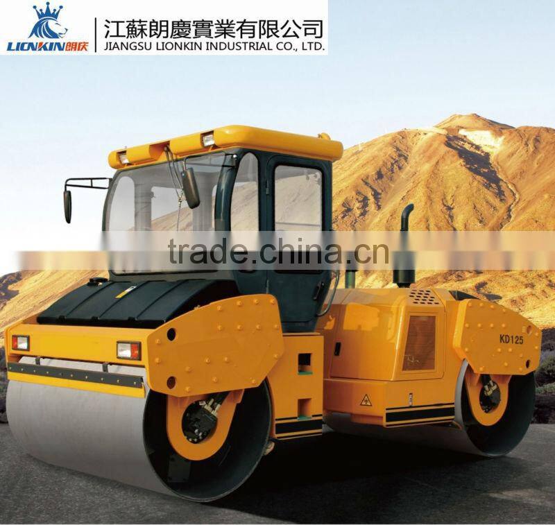 KS122D fully-hydraulic single drum vibration roller (double drive)
