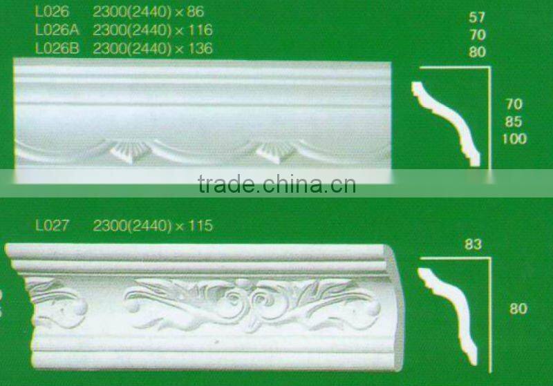 gypsum plaster moulding cornices