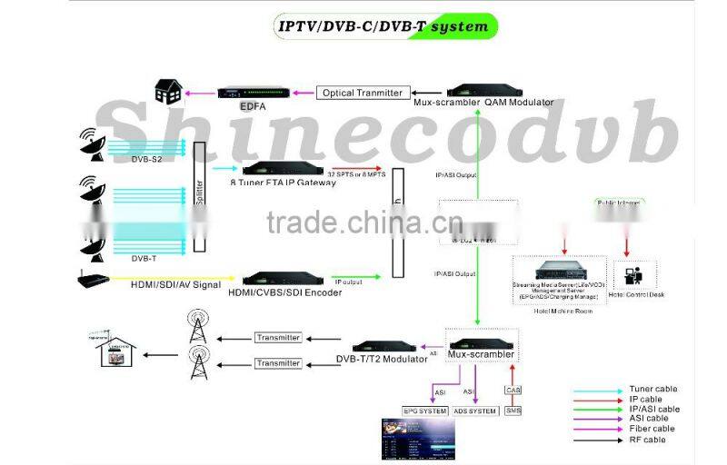 Bidirectional IP over ASI Gateway