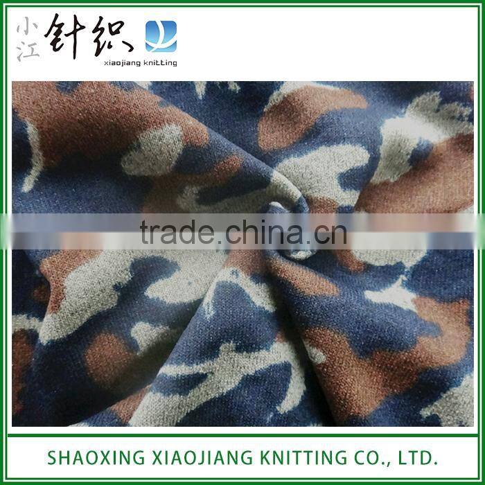 High Quality Warm Comfortable Printted Knitted Polyester Fabric