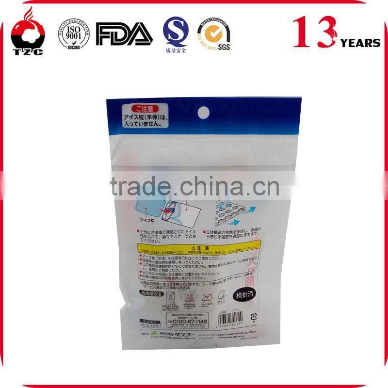 header bag printing OPP poly bag with header