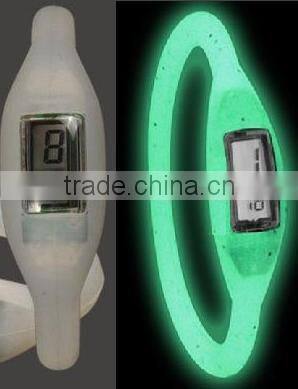 factory manufacture digital waterproof silicone sport watch