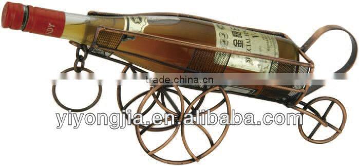 Hotel metal wine rack/unique metal wine racks/metal maple wine rack