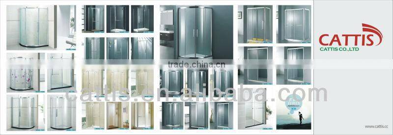 Clear tempered glass shower enclosure Y009 6-8mm