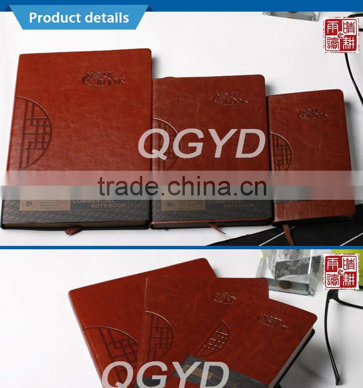 classical 25k PU leather cover notebook