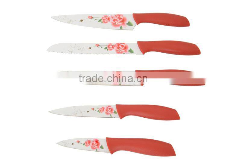 Super quality 4.5" mini utility knife with black handle