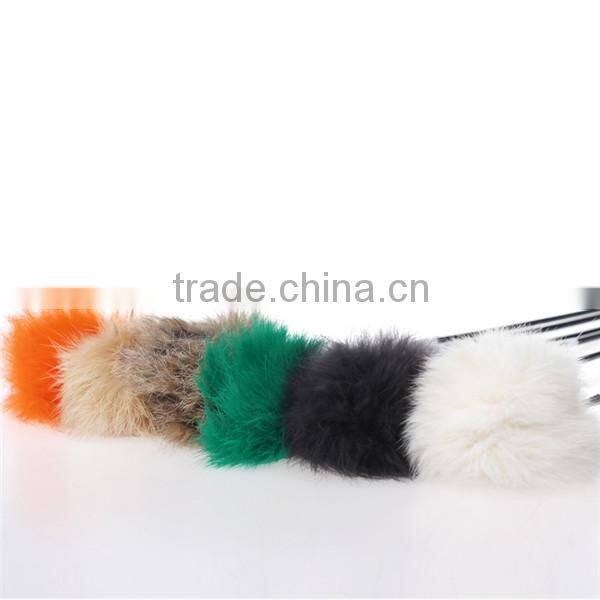 cat teaser fur toys,cat pole toy