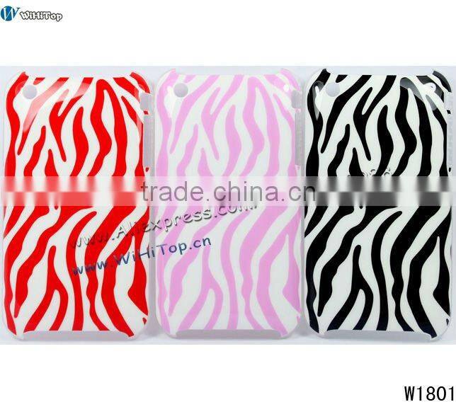 Zebra Printed Hard Case for iPhone 3Gs.Zebra Case for iPhone 3gs.
