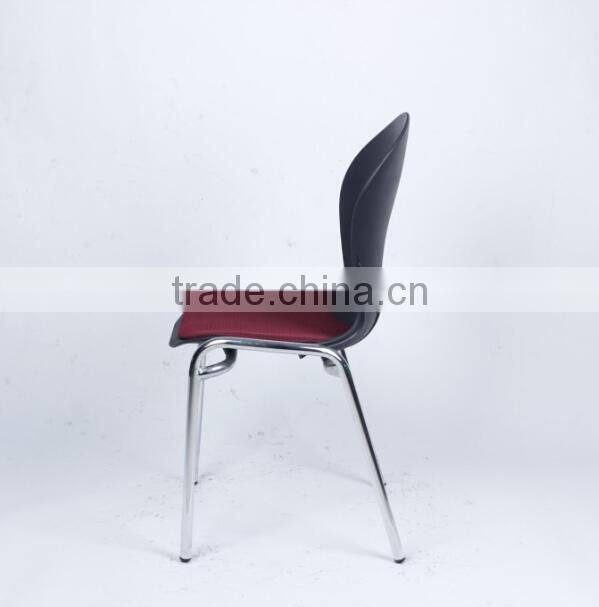 wholesale STACKABLE theather furniture church plastic chairs with metal frame 1015d