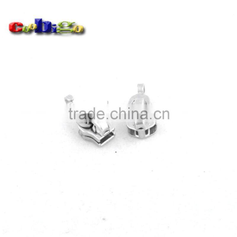 5# Auto Lock Zipper Slider Zinc Alloy Silver For Metal Zipper DIY Garment Suit Jacket Coat Bag Accessories#FLQ137-S