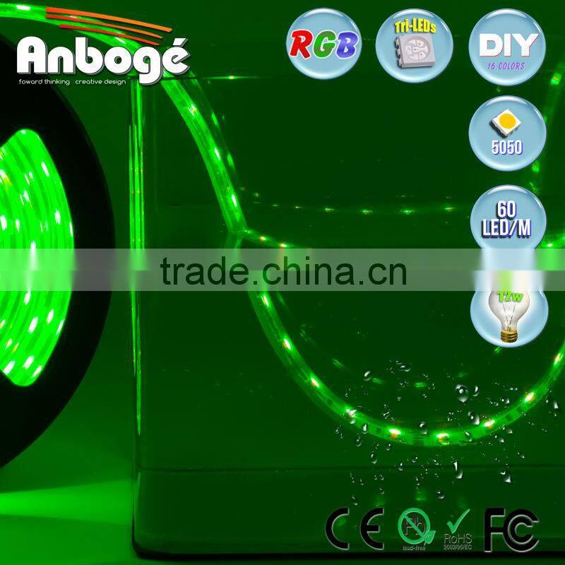 NEW PRODUCT 12V 5050 RGB 60 LED/M IP68 FULL WATERPROOF LED STRIP LIGHT