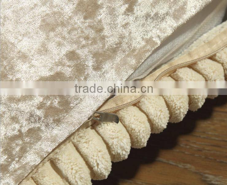 Wholesale chinese mill in stock jacquard chenille sofa office cushion cover