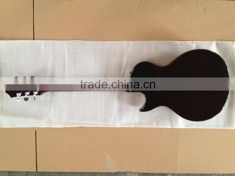 semi hollowbody guitar with P90 pickups Jazz eelctric guitar with F hole color can custom