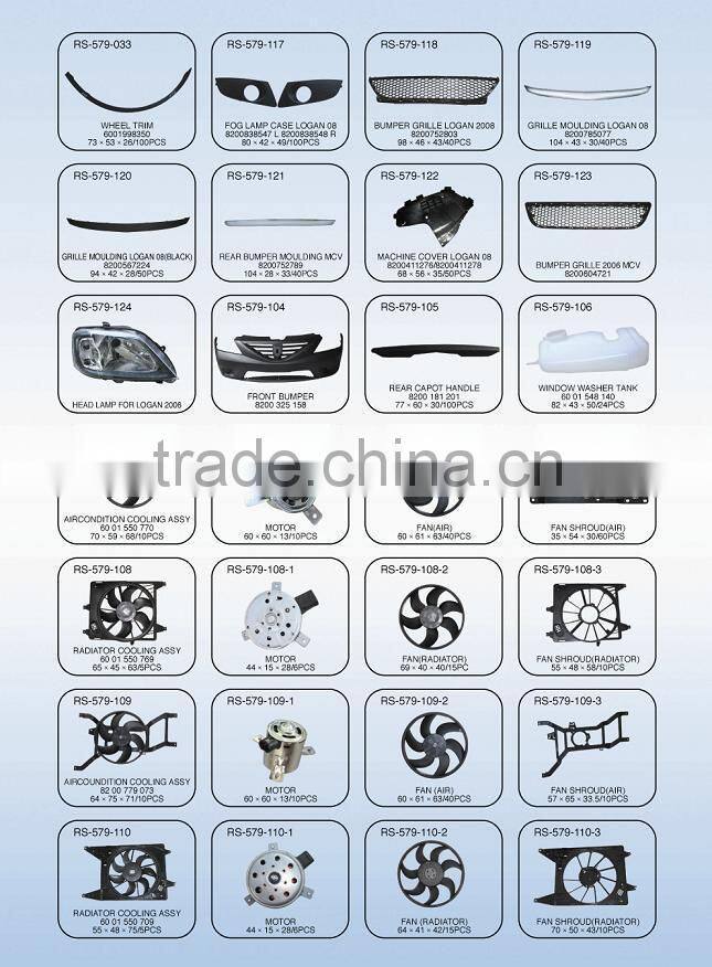 dacia logan 2008 manual side door mirror 6001549676 / 6001549677