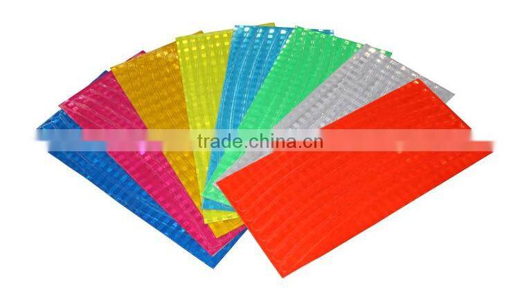 colourful wholesales bicycle wheel stilcker reflective bicycle stilcker