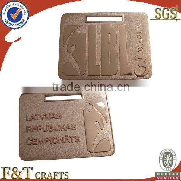 gold award metal swimming medals with custom logo