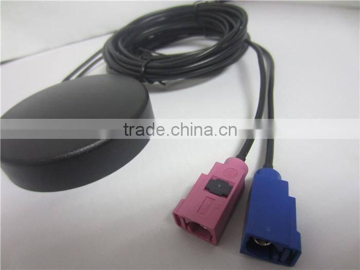 (Manufactory)good performance gps gsm antenna with fakra c and fakra d connector